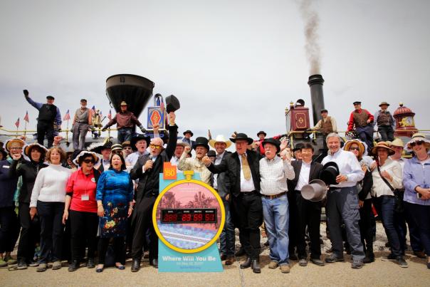 Countdown Clock at Golden Spike National Historic Site