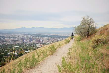 Bonneville Shoreline Trail Above Salt Lake