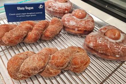 Image of vegan donuts at The Dough Miner