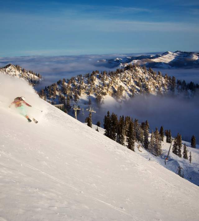 McKenna Peterson Skiing at Brighton Resort
