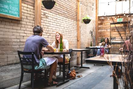 Patio Dining at Eva