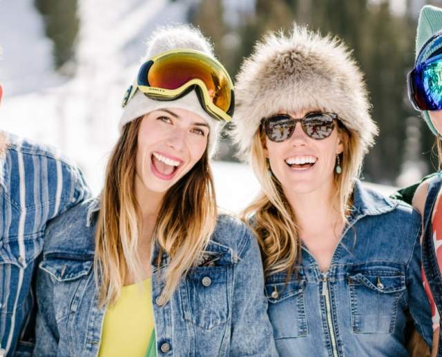 Skiers at Alta Ski Area