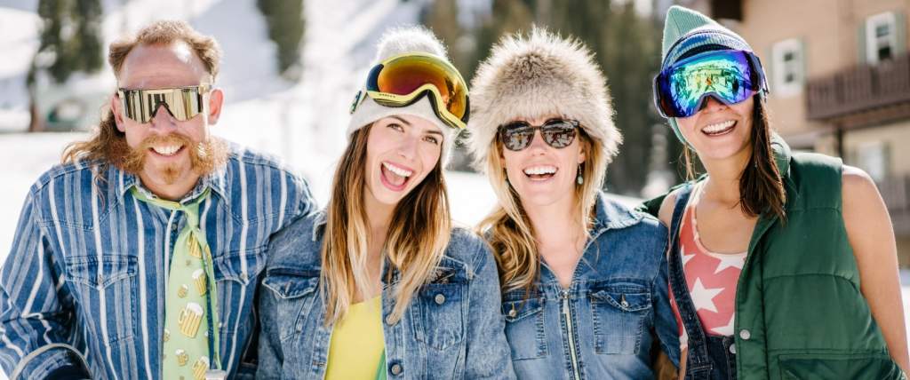 Skiers at Alta Ski Area