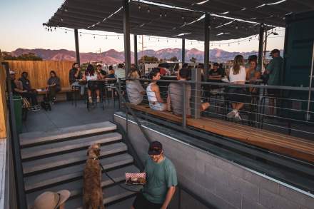 Image of the rooftop at fisher brewing