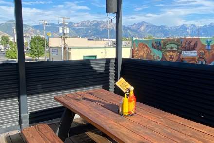 Image of the patio at Grid City Beer Works and Drunkin Kitchen