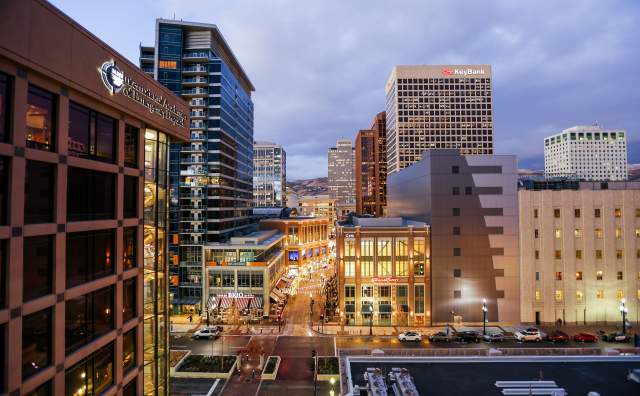 Downtown Salt Lake at Night