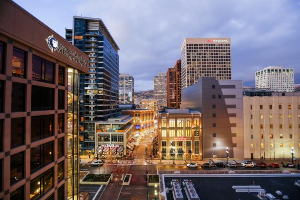 Downtown Salt Lake at Night