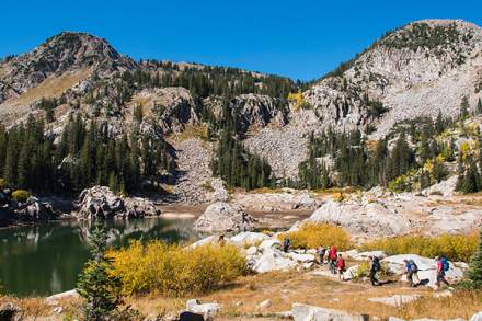 Lake Mary, with Mt. Wolverine and Mt. Millicent