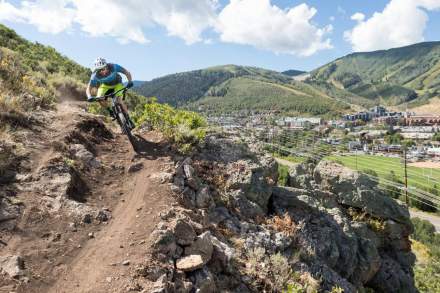 Mid Mountain Trail Bike Ride in Park City