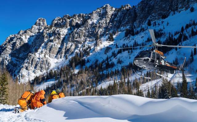 Helicopter Skiing at Snowbird