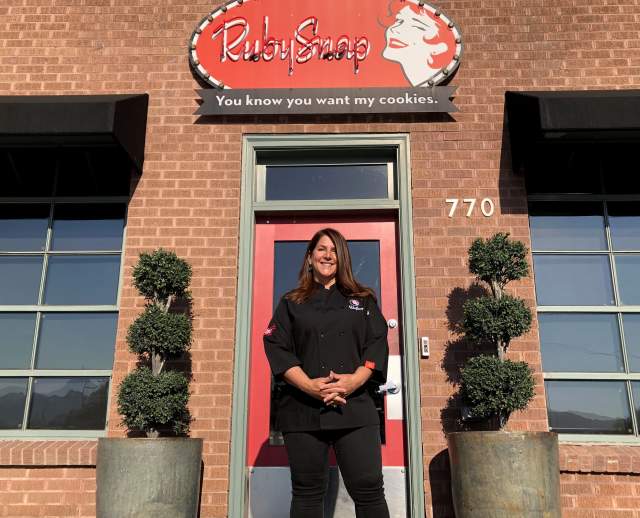 Tami Steggell at RubySnap Fresh Cookies