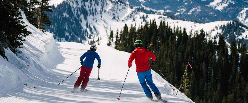 Skiing at Brighton Ski Resort