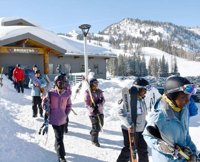 Discover Winter Program Participants at Brighton Resort