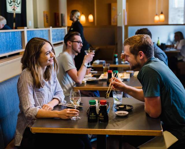 Couple Dining at Tsunami