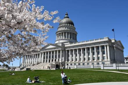 Springtime on the Capitol Grounds in April