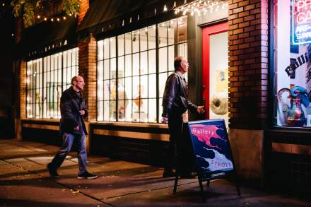 Image of the gallery stroll in Salt Lake