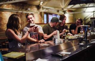 Friends at Desert Edge Brewery