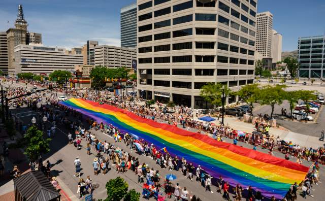 Pride Festival in Downtown Salt Lake