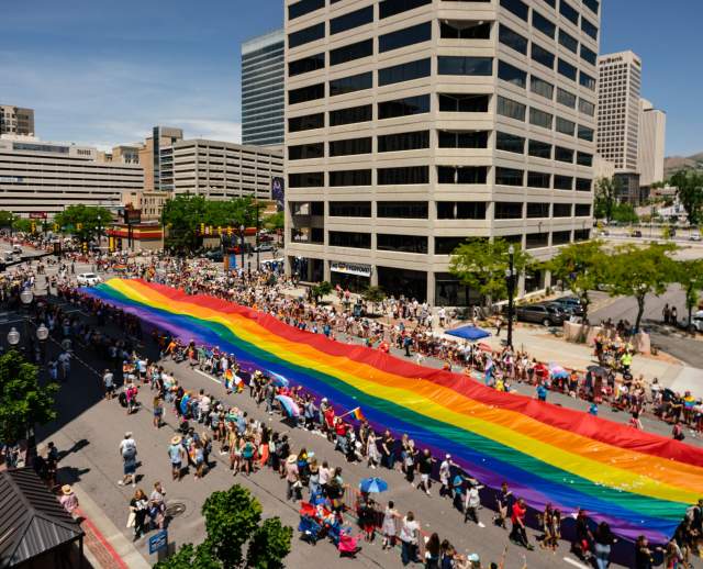 Pride Festival in Downtown Salt Lake