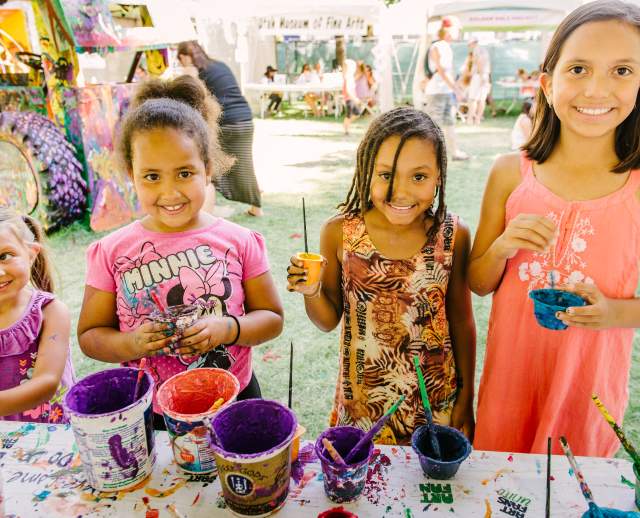 Kids at the Utah Arts Festival