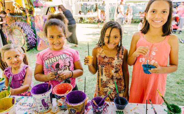 Kids at the Utah Arts Festival