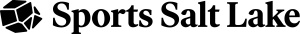 Black stylized crystal with the words Sports Salt Lake