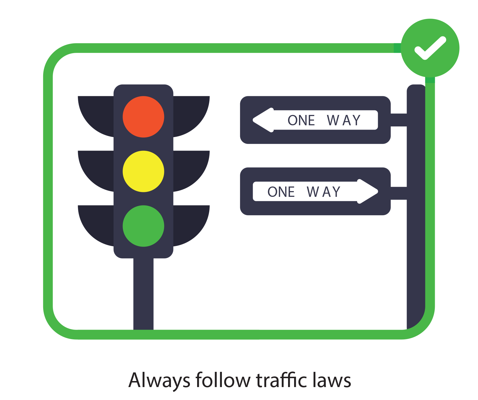 Always follow traffic laws while using an electric scooter